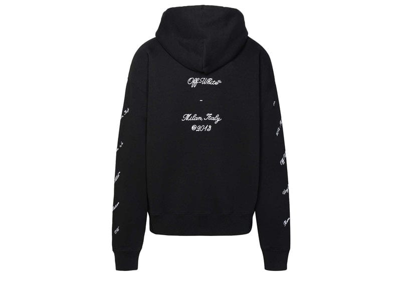 OFF-WHITE 23 Skate Logo-Embroidered Hoodie