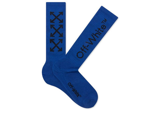 Off-White Arrow Mid Length Socks Peacock/Black