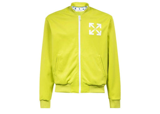 OFF-WHITE Arrows-Print Track Jacket Lime Green