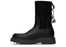 Off-White Black Rubber Neoprene Chelsea Boots