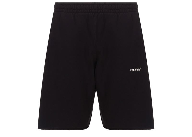 Off-White Caravaggio Arrow Sweat Shorts 'Black'