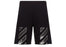 Off-White Caravaggio Arrow Sweat Shorts 'Black'