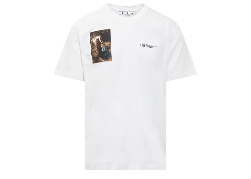 OFF-WHITE Caravaggio Lute Slim S/S T-Shirt White