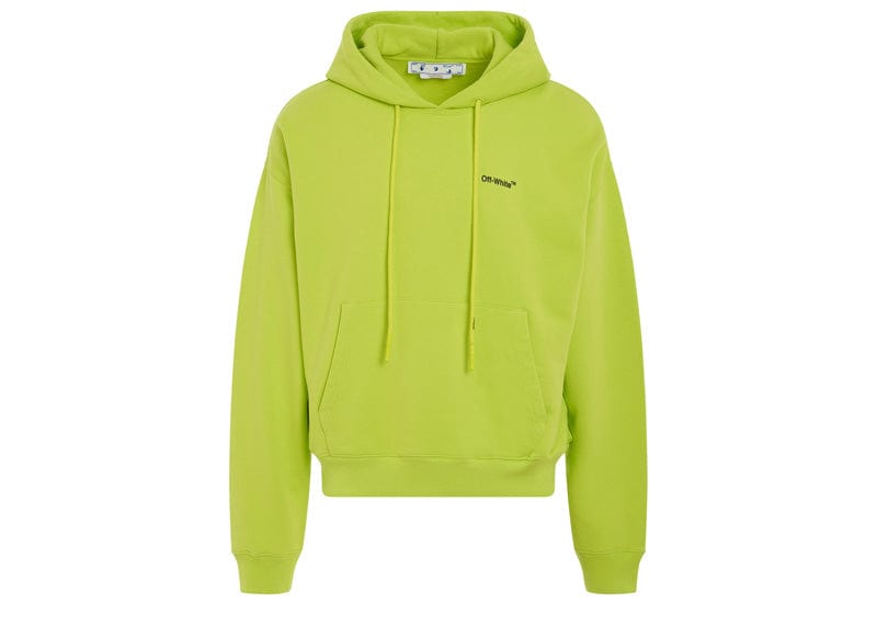 OFF-WHITE Caravaggio Over Hoodie Lime