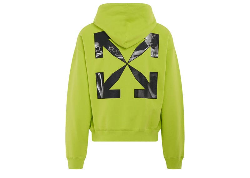 OFF-WHITE Caravaggio Over Hoodie Lime