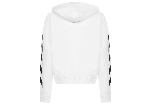 OFF-WHITE Diagonal Helvetica Oversized Hoodie White/Black