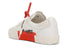 Off-White Floating Arrow Low Vulcanised Leather Sneaker White