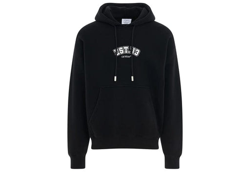 Off-White Logic Cotton Hoodie Black/Multicolour