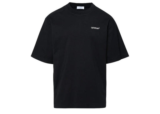 OFF-WHITE Logo-Print Short-Sleeve T-shirt Black