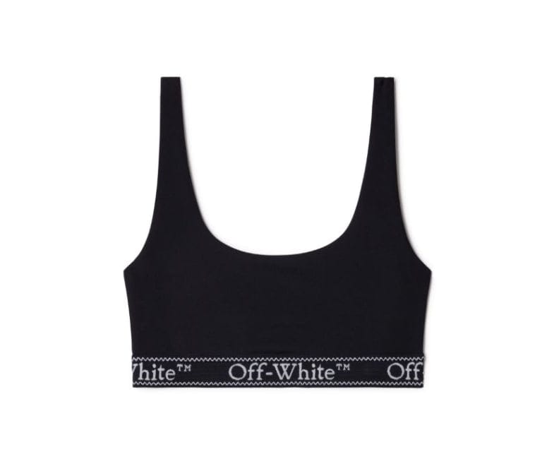 Off-White Logoband Bra Black/White