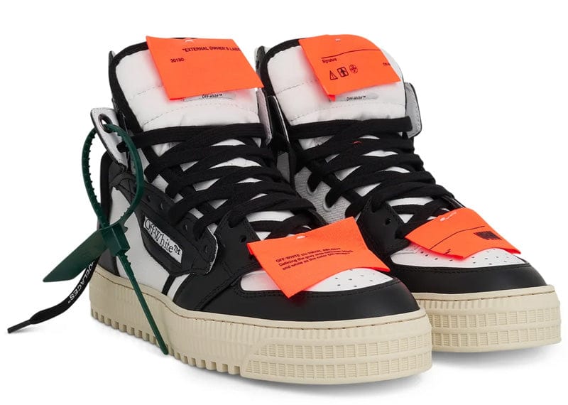 OFF-WHITE Off Court 3.0 Leather Canvas Black White