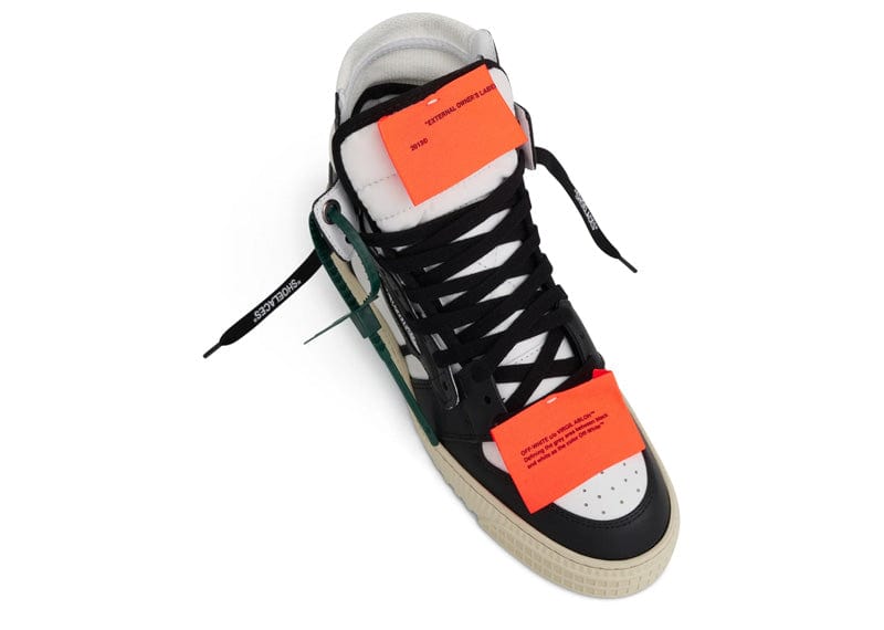 OFF-WHITE Off Court 3.0 Leather Canvas Black White