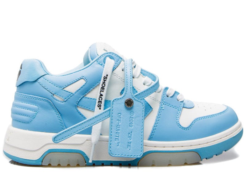 OFF-WHITE OOO Low Out Of Office Calf Leather White Light Blue