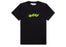 OFF-WHITE Opposite Arrow Logo-Print Slim Tee Black/White/Lime