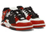 OFF-WHITE Out Of Office OOO Low Tops Black White Red