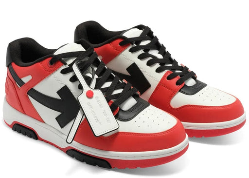 OFF-WHITE Out Of Office OOO Low Tops Red Black (2024)