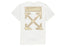 Off-White Slim Fit Tape Arrows T-shirt White/Beige