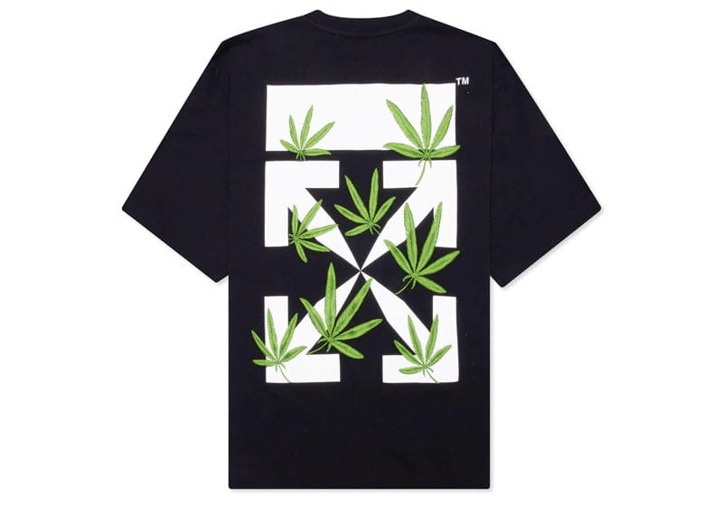 OFF-WHITE Weed Arrows Oversized T-Shirt Black/Green