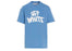 OFF-WHITE Women's 70s Type Logo Casual S/S T-shirt Light Blue/White