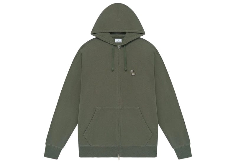 Classic OVO Full Zip Hoodie - Mulled Basil