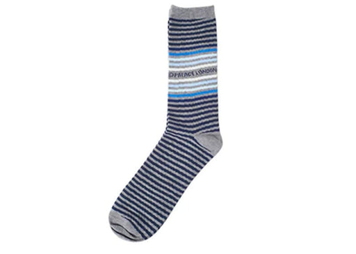 Palace Wavey Stripe Sock Grey Marl/Blues