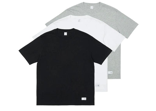 Palace CK1 Short Sleeve Crew Neck Tee (3 Pack) White/Light Grey Heather/Black