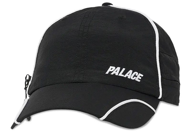 Palace Font Zip Shell Neck Saver 6-Panel Black