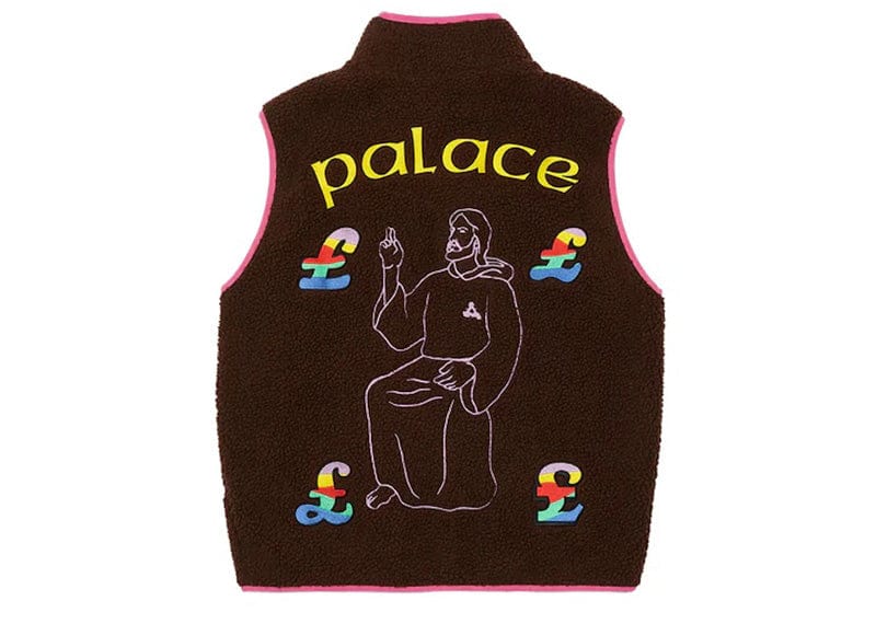 Palace Jesus Gilet Brown