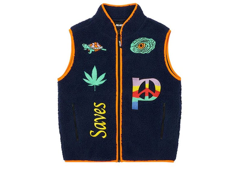 Palace Jesus Gilet Navy