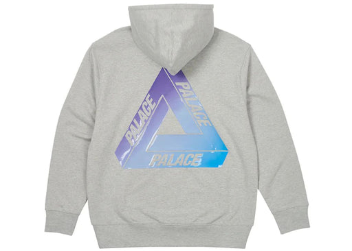 Palace Ombre Tri-Ferg Hood Grey Marl