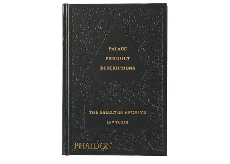 Palace Product Descriptions: The Selected Archive Book Black