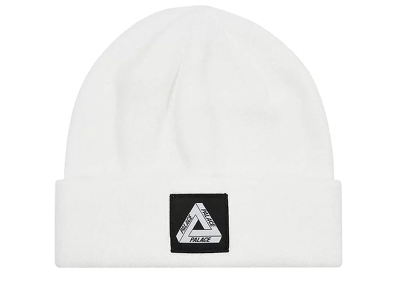 Palace Tri-Ferg Patch Beanie (FW22) White