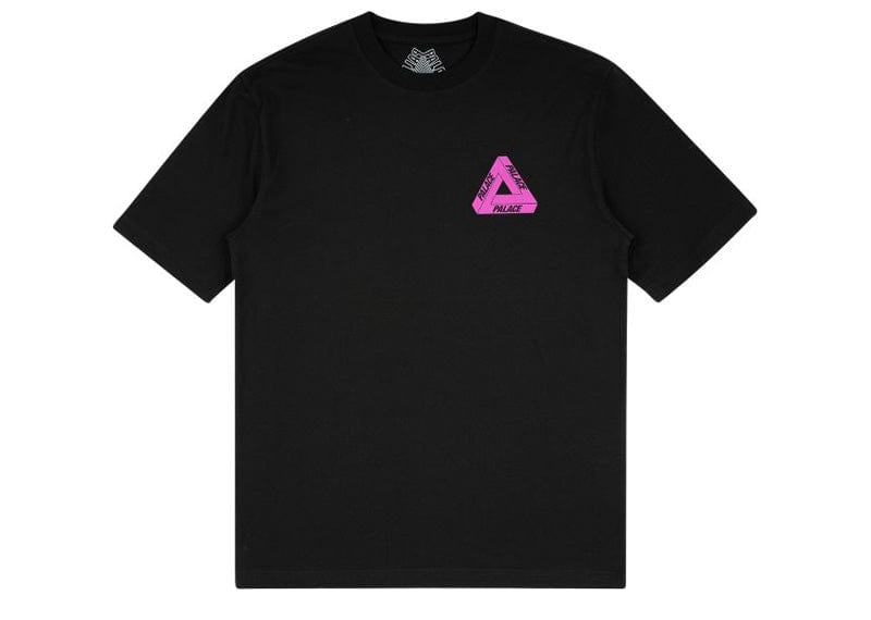 Palace Tri-To-Help T-Shirt Black/Bright Pink