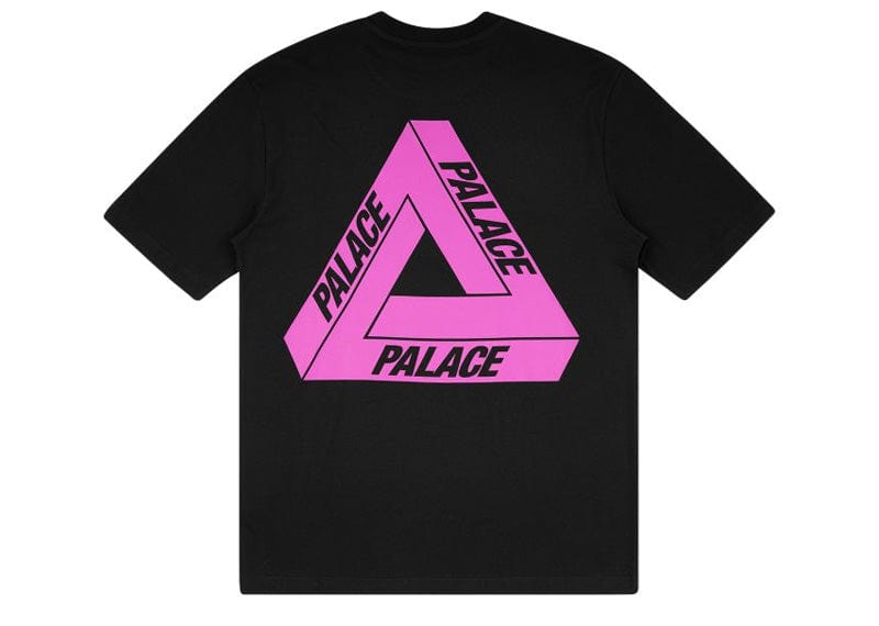 Palace Tri-To-Help T-Shirt Black/Bright Pink