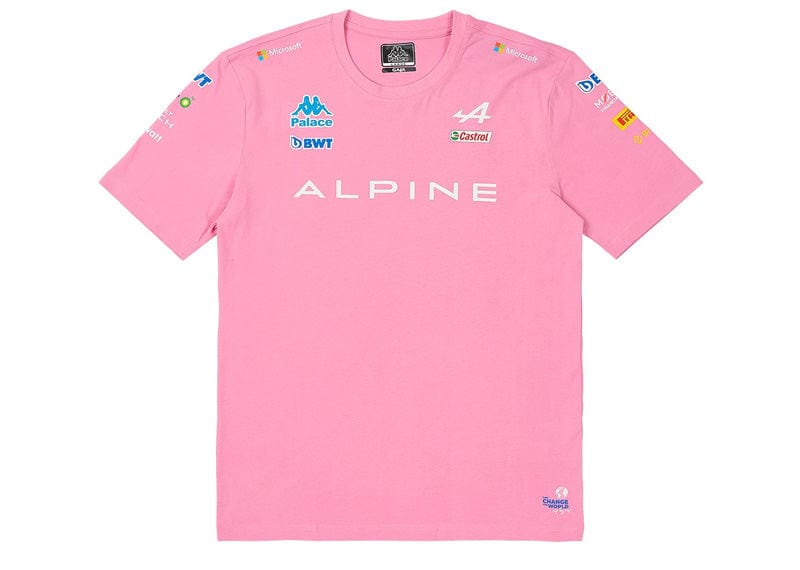 Palace x Kappa For Alpine T-shirt Pink