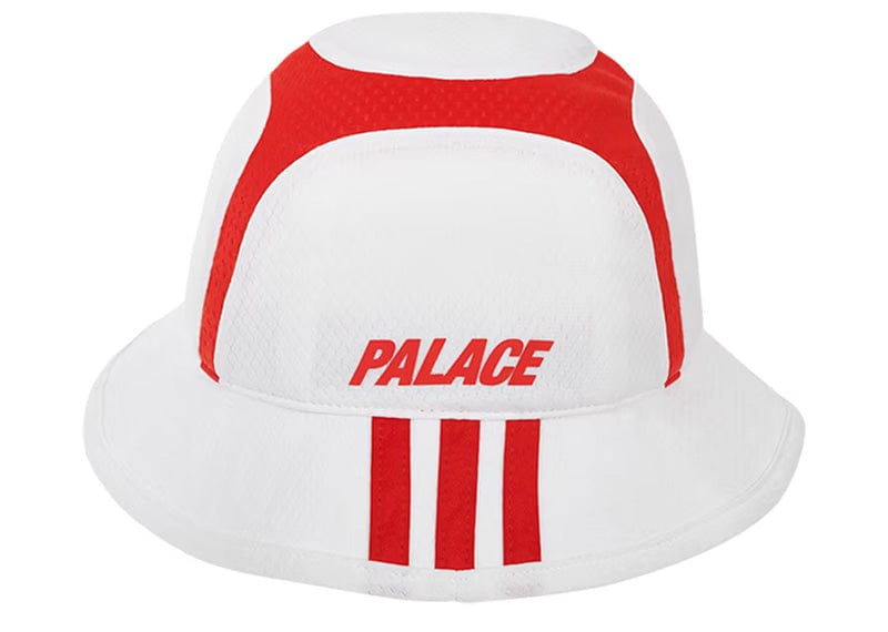 Palace Y-3 Bucket Hat White/Red