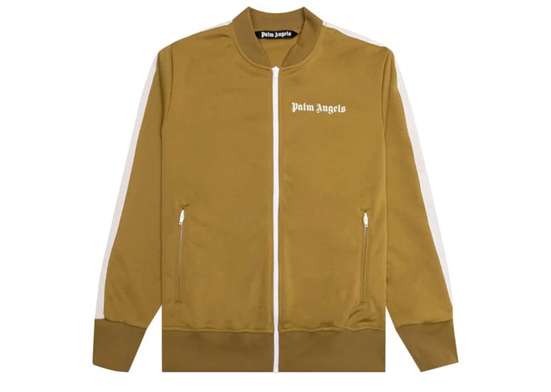 Palm Angels Bomber Track Jacket Camel Off White