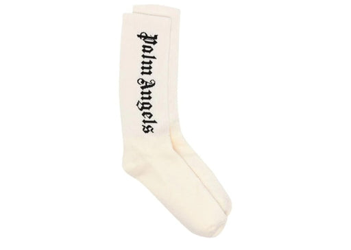 Palm Angels Classic Logo Socks Butter/Black