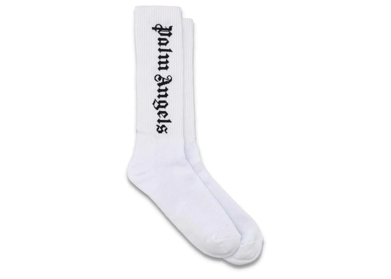 Palm Angels Classic Logo Socks White/Black