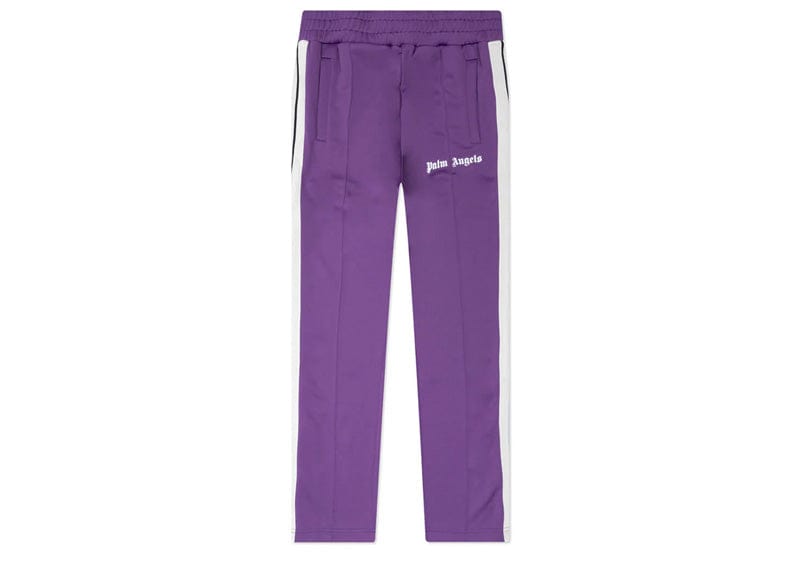 Palm Angels Classic Track Pants Purple and Off White