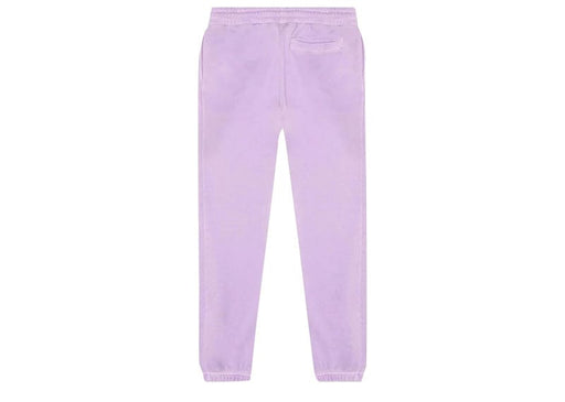 Palm Angels Curved Logo Sweatpants Lilac/White