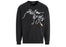 Palm Angels Foggy Sweatshirt Black White