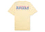 Palm Angels Logo Flames Vintage Tee White/Purple