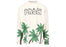 Palm Angels Long Sleeve Palms and Skulls Tee White and Green