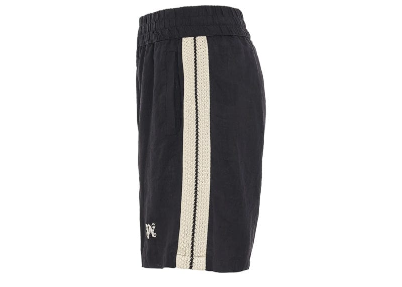 Palm Angels monogram-embroidered Striped Shorts