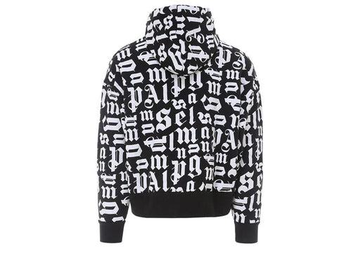 Palm Angels Monogram Hoodie Black