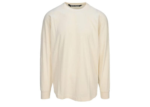 Palm Angels Oversized Gd Classic Long-sleeve Tee White Neutrals