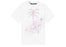 Palm Angels Oversized Glitter Palm Tee White & Glittered