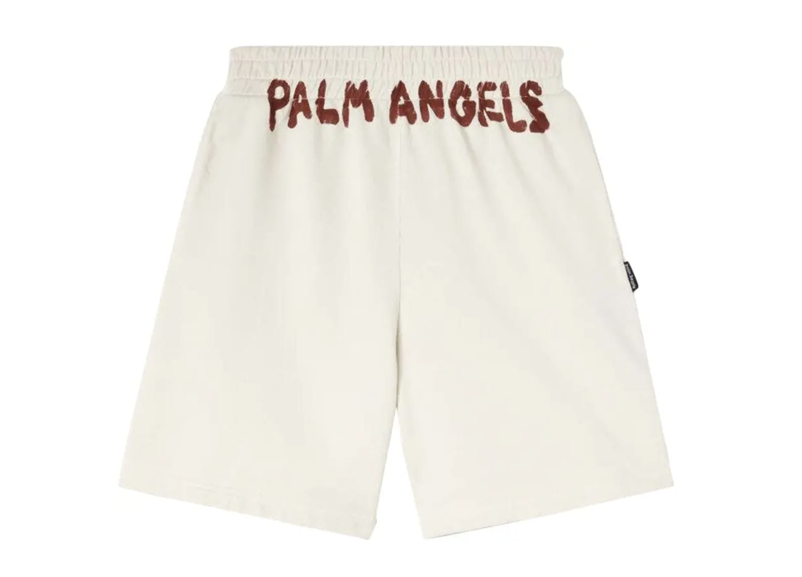 Palm Angels Seasonal Logo Sweatshort White/Red