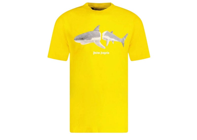 Palm Angels Shark Classic Tee Yellow